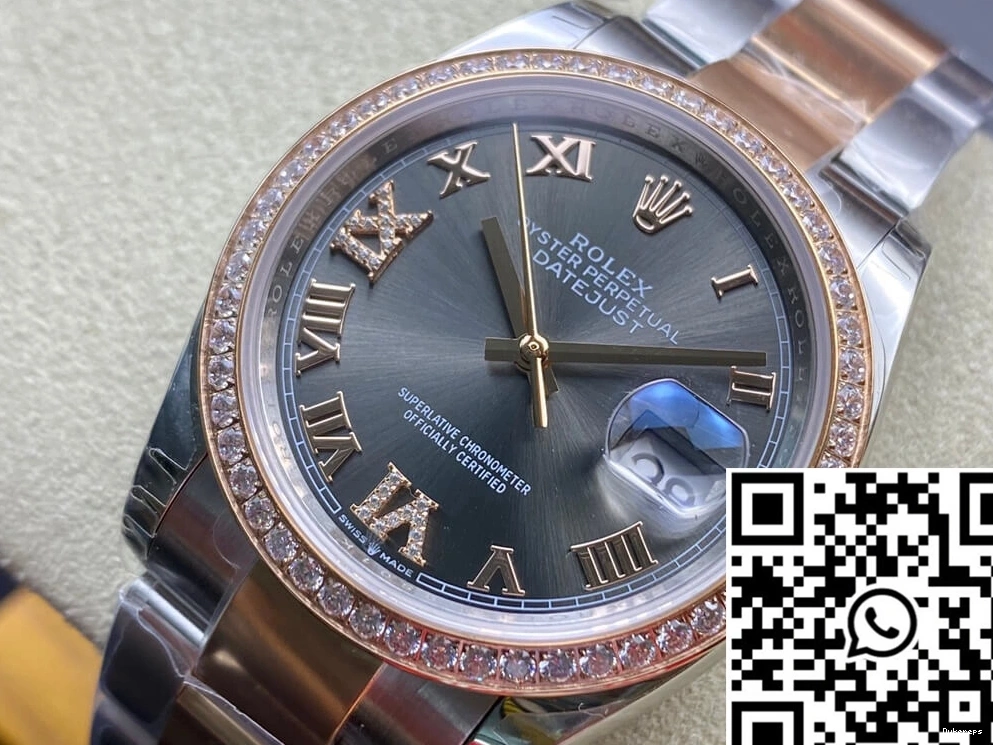 EW 732 M126281RBR-0012 Reliable Datejust Bezel Rolex Diamond-set Factory 0806
